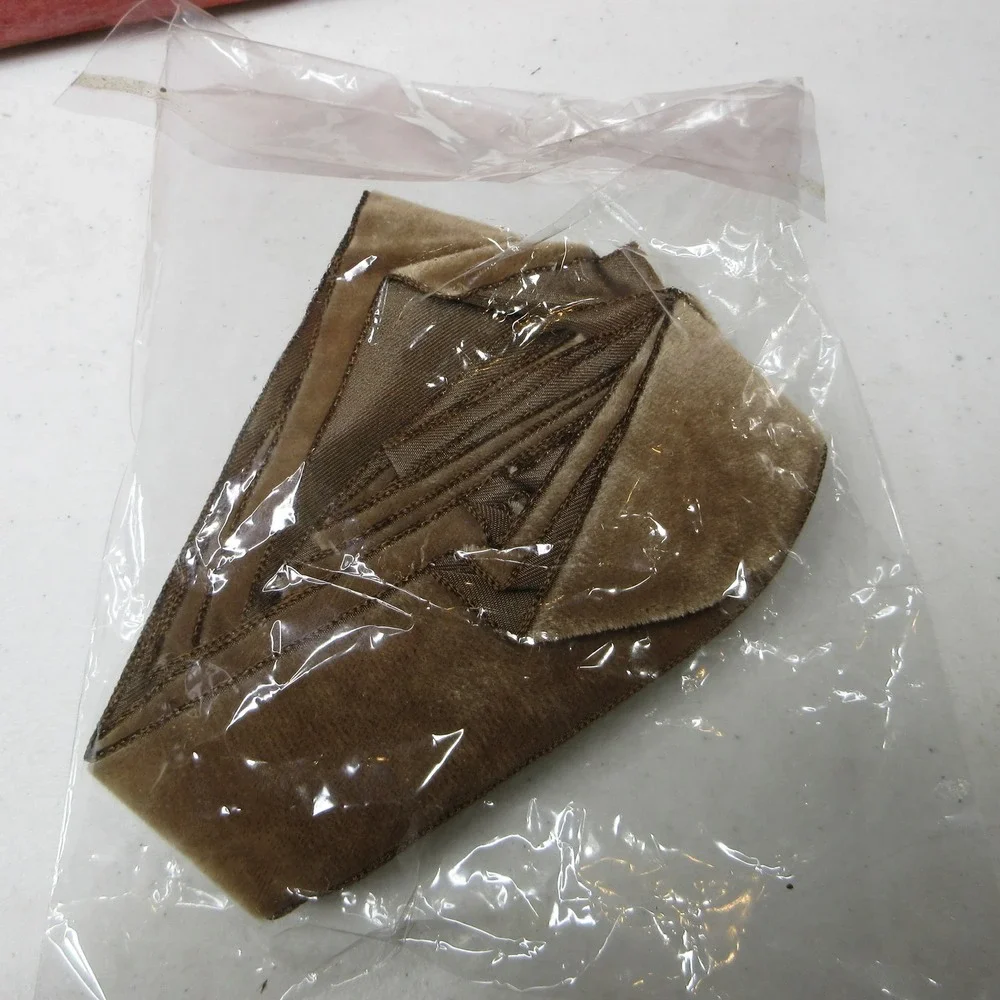 VTG Mocha Brown Velvet & Grosgrain Ribbon 1.5